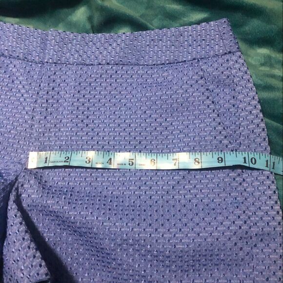 Elle scalloped hem blue shorts size 10 - Picture 12 of 12